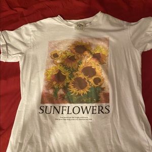 hippie sunflower shirt